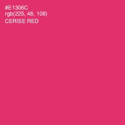 #E1306C - Cerise Red Color Image
